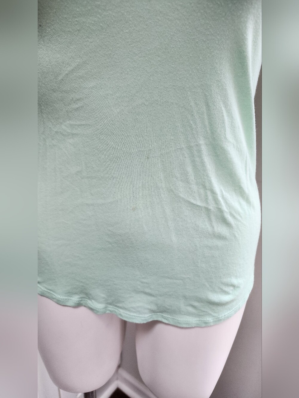 Express Mint Green Mesh Back Racerback Tank Top - Picture 6 of 7